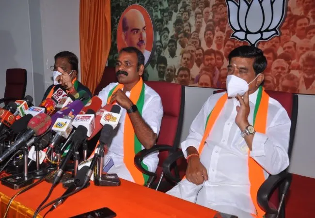 tamilnadu bjp leader l.murugan press meet at chennai 